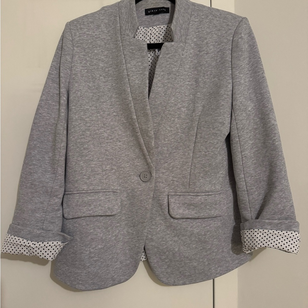 Gibson Light Gray Women's Blazer